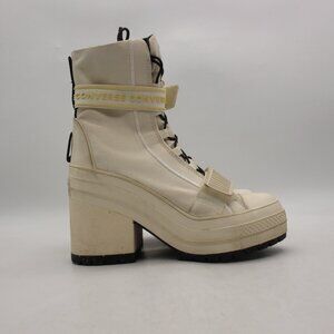 Converse Chuck Taylor Soho Survivor Women's 5 High Heels  White Boots  566326C